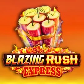 Blazing Rush Express logo by AreaVegas Leon Casino