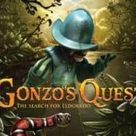 Slots logo of Gonzo's Quest from NetEnt at Leon Casino