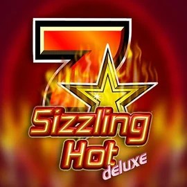 Sizzling Hot Deluxe by Novomatic, showcased at leonkazino.eu – game logo