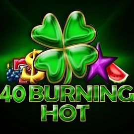 40 Burning Hot game by Amusnet Interactive – logo hosted on Leon Casino