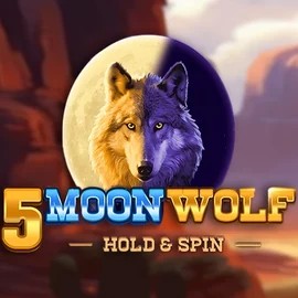 5 Moon Wolf logo by Apparat Gaming at Leon Casino