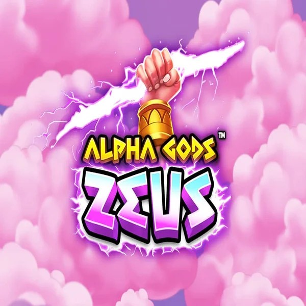 Official Slots logo: Alpha Gods Zeus by PearFiction Studios at Leon Casino
