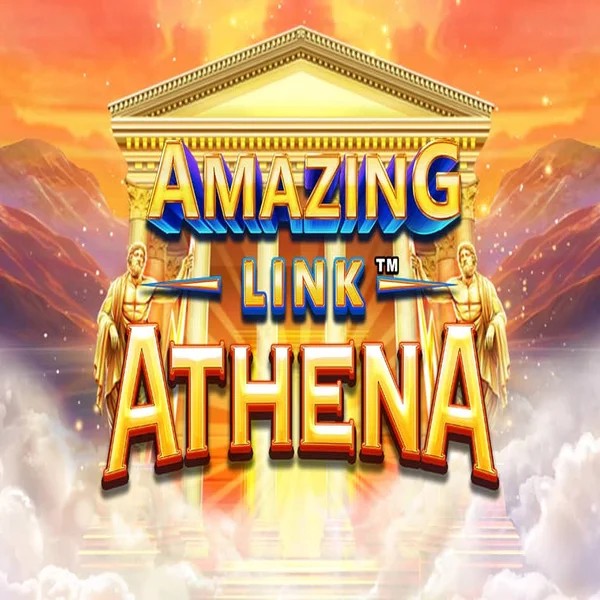 Amazing Link Athena slot logo by SpinPlay Games at Leon Casino