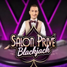 Official Live Casino logo: Blackjack Salon Privé by Ezugi at Leon Casino