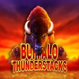 Buffalo Thunderstacks by Amatic Industries, showcased at leonkazino.eu – game logo