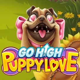 Go High Puppy Love slot visual from RubyPlay available on leonkazino.eu