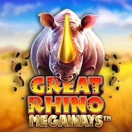 Official Slots logo: Great Rhino Megaways by Pragmatic Play at Leon Casino