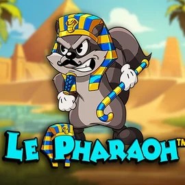 Slots logo of Le Pharaoh from Hacksaw Gaming at Leon Casino