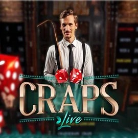 Live Craps logo – Live Casino by Evolution at Leon Casino