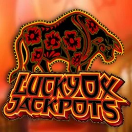 Official Jackpots logo: Lucky Ox Jackpots by Rival at Leon Casino