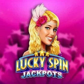 Lucky Spin Jackpots online game logo by Novomatic on leonkazino.eu