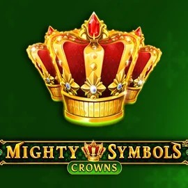 Mighty Symbols Crowns slot icon by Wazdan, available at Leon Casino