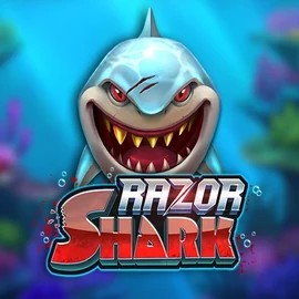 Razor Shark logo – Slots by Push Gaming at Leon Casino