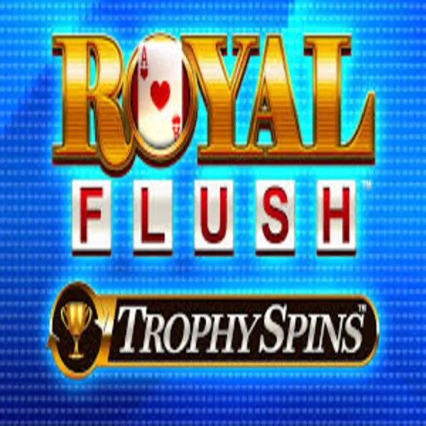 Royal Flush Trophy Spins logo by Greentube at Leon Casino