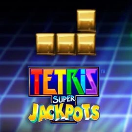 Tetris Super Jackpots slot logo by WMS at Leon Casino