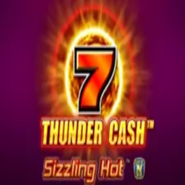 Thunder Cash Sizzling Hot slot logo by Novomatic at Leon Casino