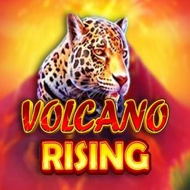 Volcano Rising logo – Slots by RubyPlay at Leon Casino